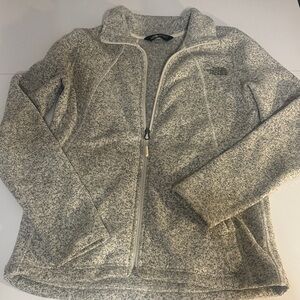 The North Face Heathered Gray Fleece Jacket